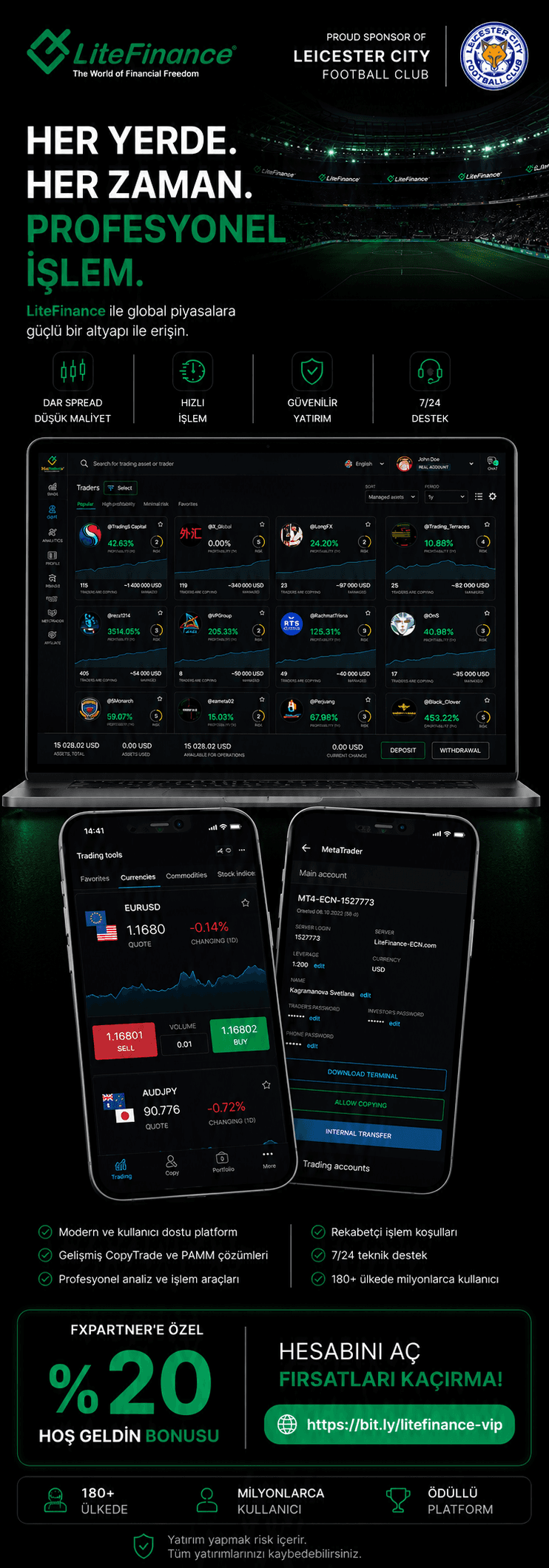 Lite Finance reklamı